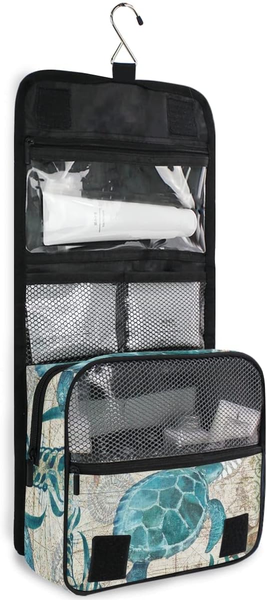 senya Hanging Travel Toiletry Bag Kit Makeup Case Cosmetics Organizer for Men Women