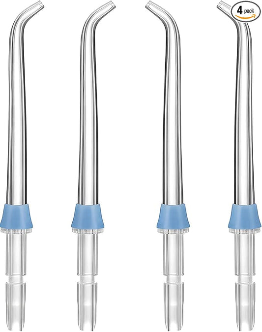 Replacement Heads for Waterpik Water Flosser,Replacement Tips for Waterpik Water Flosser,Easy to lnstall(4 Classic Jet Tips)