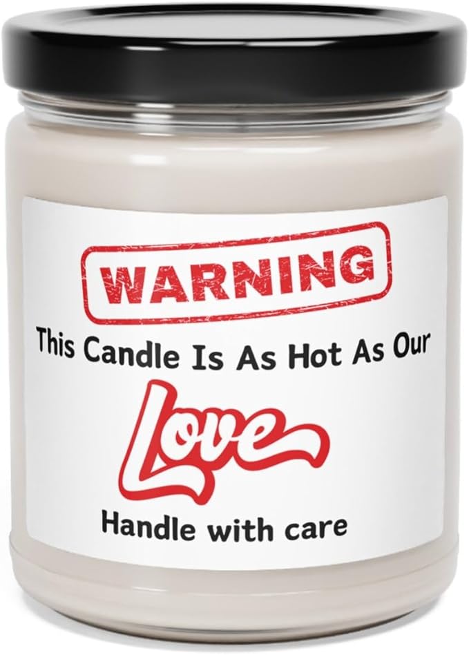 Our Love Candle Gifts for Couples, Funny Anniversary Candle for Men Women, Engagement Gift for Newlyweds, Gift for Husband Wife, Soy Scented Decorative Candle for Couple
