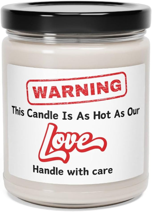 Our Love Candle Gifts for Couples, Funny Anniversary Candle for Men Women, Engagement Gift for Newlyweds, Gift for Husband Wife, Soy Scented Decorative Candle for Couple