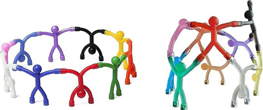 MAGMEN Strong Magnetic Fidget Toys for Kids & Adults - 20 Pack Sensory Toys for ADHD Autism Anxiety - Educational STEM Building Set - Travel Desk Toys - Stress Relief for Focus & Calm Ages 3+