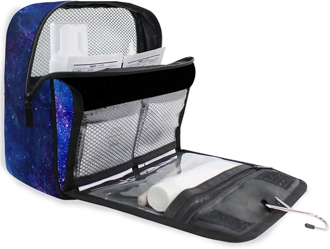 senya Hanging Travel Toiletry Bag Kit Makeup Case Cosmetics Organizer for Men Women