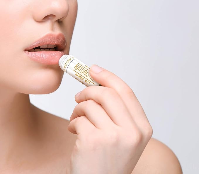 Naturistick Premium Beeswax Lip Balm for Dry, Chapped Lips | 100% Natural Lip Care | Coconut Oil, Shea Butter, Aloe Vera | Moisturizing, Chemical-Free Chapstick | 10 Pack Assorted Scents | Made in USA