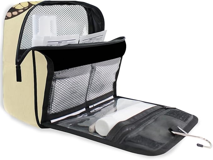 senya Hanging Travel Toiletry Bag Kit Makeup Case Cosmetics Organizer for Men Women
