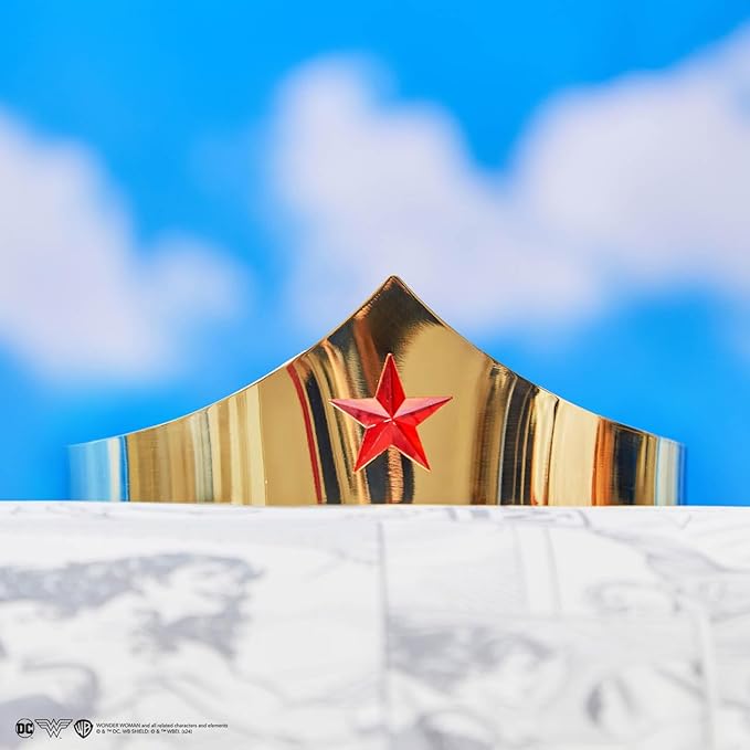 Kitsch Wonder Woman (Comic) Satin Pillowcase with Zipper Softer Than Silk, Luxury Cooling Pillowcase for Hair & Skin, Wrinkle Prevention, King Size (19X36)