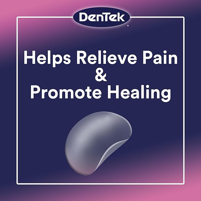 DenTek Canker Relief Patches for Canker Sore Pain Relief, Helps Relieve Soreness from Braces & Oral Wounds, 6 Count