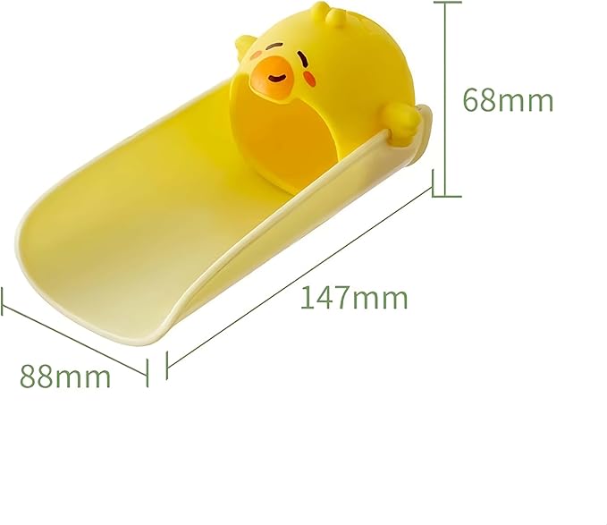 Faucet Extender for Toddlers & Kids – Cute Animal Design, Food-Grade Silicone, Fits Most Bathroom & Kitchen Sinks, Easy Install No Tools Needed (Shape-2)