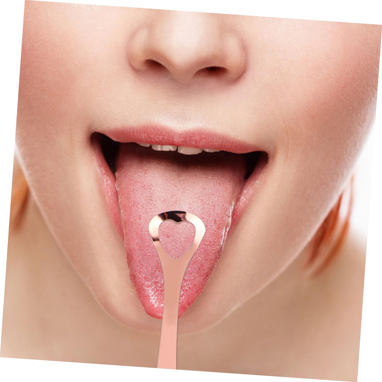 1set Stainless Steel Tongue Scraper for Oral Tongue Coating Travel-friendly Design Easy to