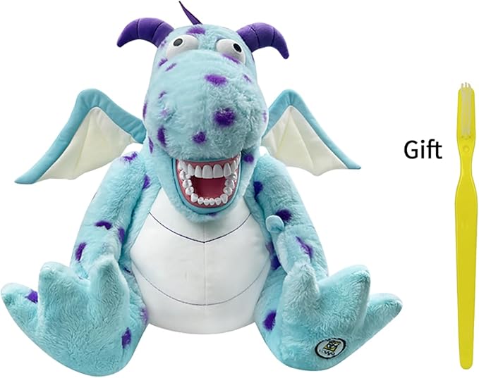 Tooth Fairy Plush Doll, Dental Plush Oral Health Presentation Puppet Dinosaur Tooth Fairy Dental Educational Plush Large Size Doll with Teeth for Kids Chidren Boys Girls