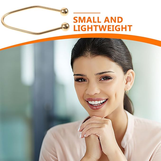 2pcs Dimple Makers - Dimple Trainer for Cheeks,Smile Trainer Facial Exerciser, for The Face Easy to Wear and Develop Natural Dimples, Gold