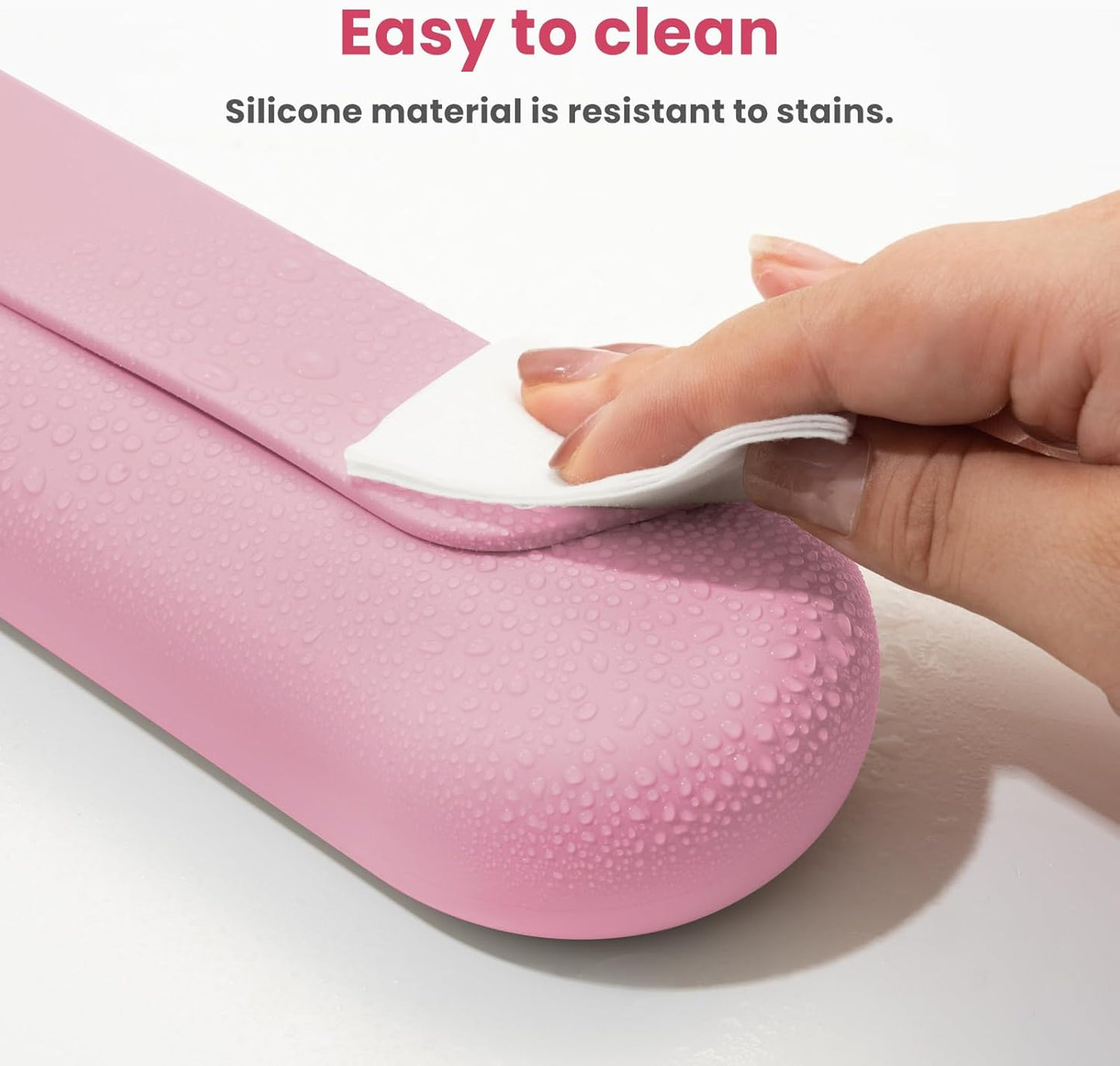 Silicone Electric Toothbrush Travel Cover, Toothbrush Travel Containers Bag Case,Keeps Toothbrush Fresh and Clean, Fits Most Manual and Electric Toothbrushes - Pink