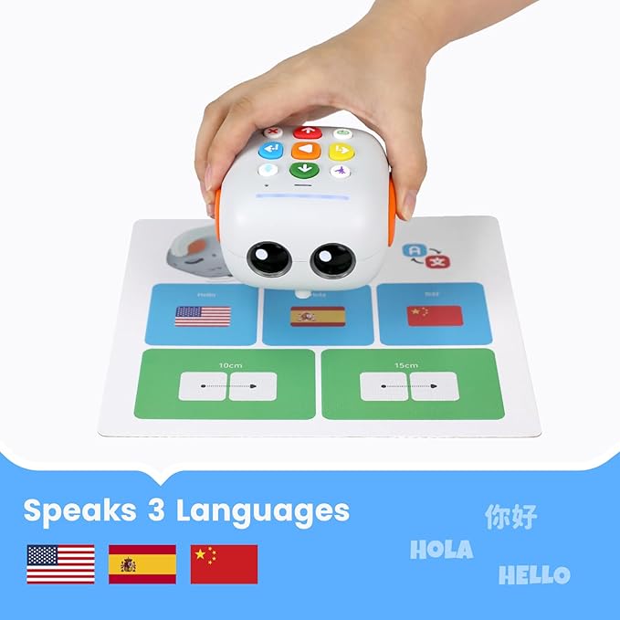 TaleBot Basic Robot Toy for Kids Ages 3-5, Screen-Free STEM Toys for Kids Learn to Code, Interective Learning Toys for Toddlers, Homeschool&Classrrom Pre-K, Best Gift for Boys and Girls