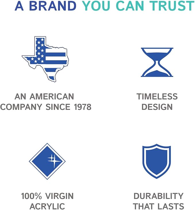 Huang Acrylic Clear Square Tapered Soap Dispenser Crystal Clear Acrylic | Sturdy and Elegant Construction Makes it Perfect for Kitchen or Bathroom | Shatter-Proof, Durable and Compact Design