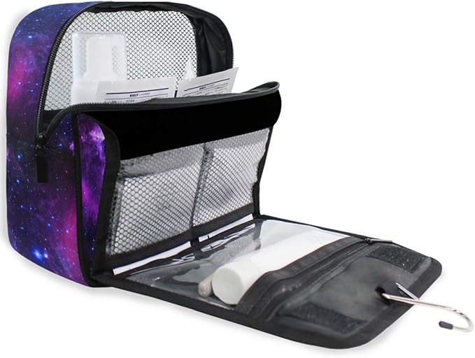 senya Hanging Travel Toiletry Bag Kit Makeup Case Cosmetics Organizer for Men Women