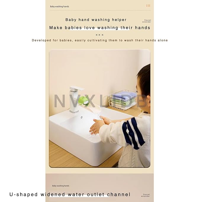 Upgraded Version of The Little Deer Toddler Faucet Extender, Suitable for Bathroom, Kitchen, Bathtub Sink, Suitable for Most faucets (2-Pack Pink + Green)