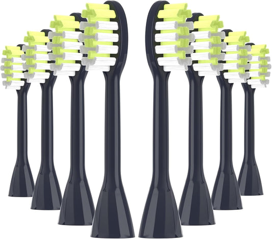 One Series Replacement Toothbrush Heads Pisonicleara Compatible with sonicare Philips One Series BH1022/03 HY1100/02 HY1102 (8-pc) Battery Brush, Mango Snow White Travel Refill (one-Blue)