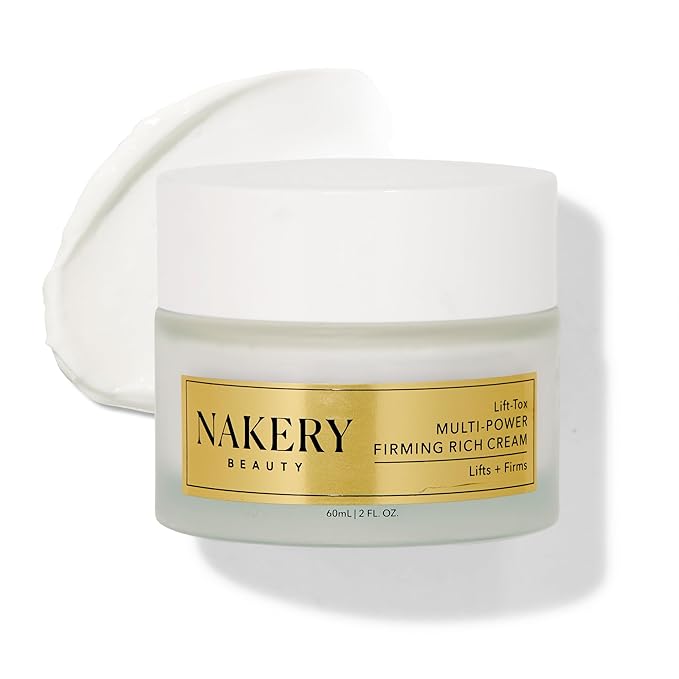 Nakery Lift-Tox Anti Wrinkle Face Cream & Neck Creams for Tightening and Firming - Rich Skin Tightening Cream for Face & Neck - Firming Cream for Aging & Crepey Skin with Matrixyl 3000