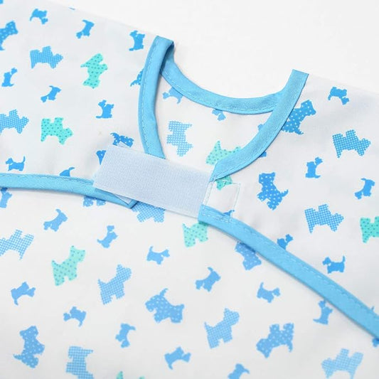 Long Sleeve Waterproof Bib for Toddlers – Soft Feeding Smock for Baby Mealtime, Self-Feeding,BPA-Free, Easy Clean