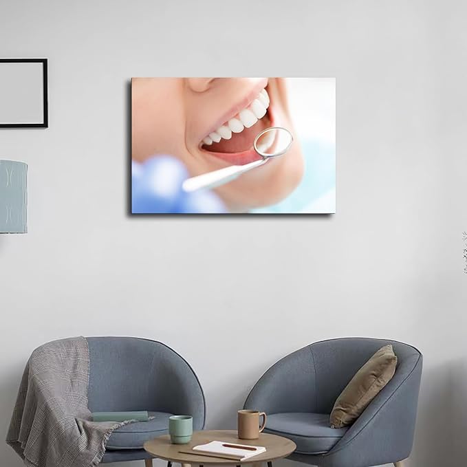 Braces, Dental Clinics, Plastic Tools, Orthodontic Clinic Poster Wall Art for Living Room Bedroom Wall Art Printins Wall Decor (24x36inch-No Framed)