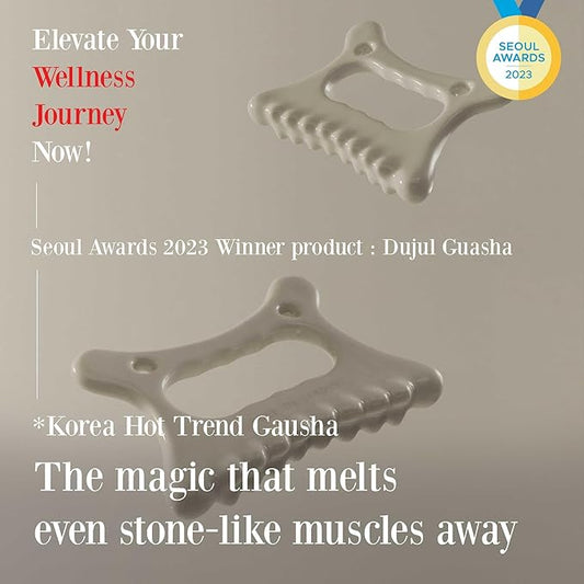 Ceramic Gua Sha, Face&Body Guasha, Korean Gausha, Face Lift, Muscle Relief Massage Board, Skin Care Gift for Men Women