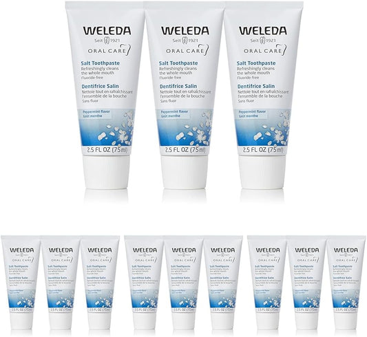 Weleda Natural Salt Toothpaste. 2.5 Fluid Ounce (Pack of 12)