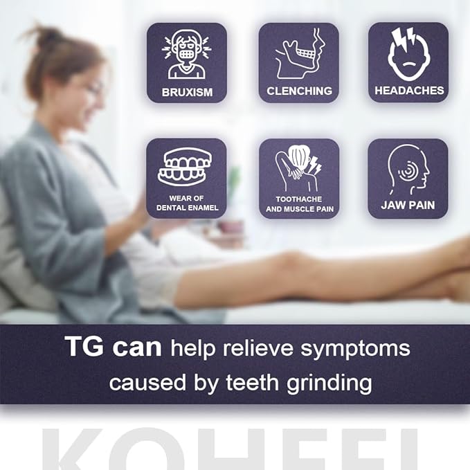 KOHEEL TG Mouth Guard for Teeth Grinding and Clenching, Professional-Fit Night Guard, Stops Bruxism Dental Guard (5 Count)