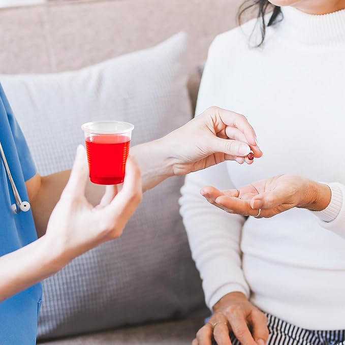 1200Pack 3oz Plastic Cups,Disposable Mouthwash Cups,3 Ounce Small Clear Tumblers for Tasting, Drinking and Party