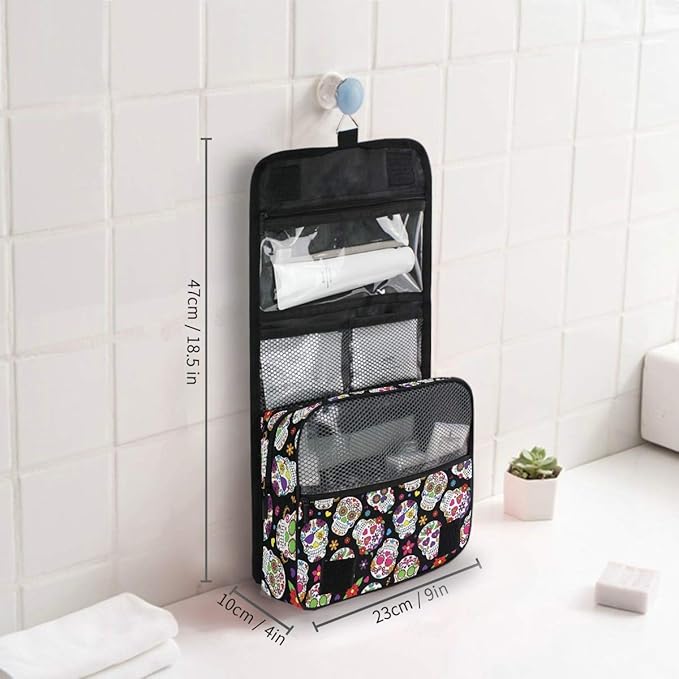 senya Hanging Travel Toiletry Bag Kit Makeup Case Cosmetics Organizer for Men Women