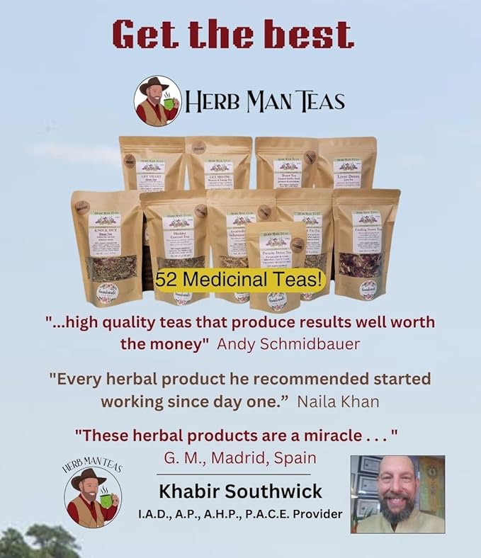 Soothing Gut Tea - Protects The Stomach Lining & Builds The intestinal mucous formulated by Master Herbalist Khabir