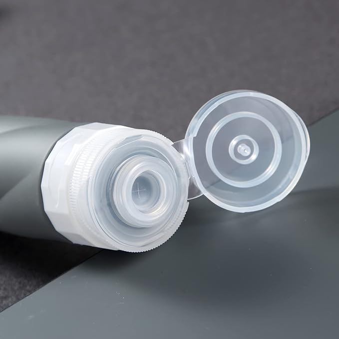 Gemice Travel Bottles for Toiletries, 3oz Tsa Approved Travel Size Containers BPA Free Leak Proof Travel Tubes Refillable Liquid Travel Accessories with Clear Toiletry Bag (4 Pack)