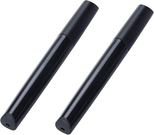 Portable Travel Toothbrush Case, Plastic Container Toothbrush Holder Brushes Box Breathable Design with Air Hole More Toothbrush Tube Container for Home Daily Business Use (2 Black)