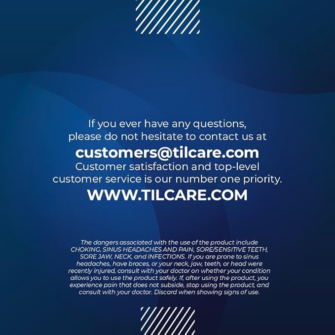 Jawline Exerciser by Tilcare - Jaw Exerciser for Men and Women that helps to workout your Jaw, Neck and tone your face with exercise - Face Slimmer that will chisel your Jawline - Intermediate 50lb