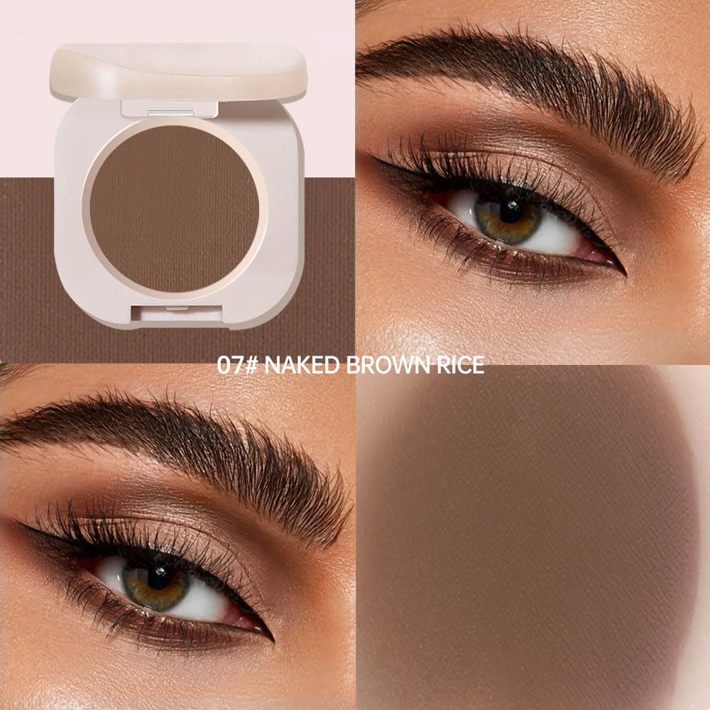 Pearlescent mini Eyeshadow Highly Pigmented Blend Matte & Shimmer EyeShadow,Cream Moisturizing Waterproof&Long Lasting Eye Makeup Natural Luminous Makeup Look (B07, 1 Count (Pack of 1))