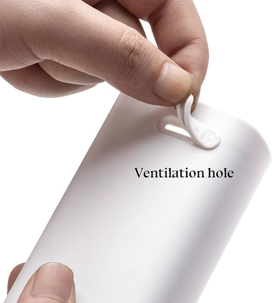 Ventilated Compact White Toothbrush Travel Case, Portable Toothbrush & Toothpaste Holder Cover Organizer Container with Mouthwash Cup for School, Camping, Business Trips, Bathroom Storage