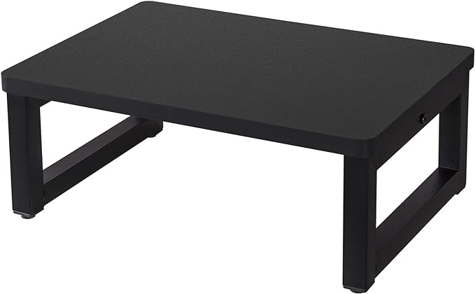 Snughome Wooden Step Stools for Adults Kids, Solid Portable Wooden Bedside Step Stool Adults Hold Up to 350 lb, One Step Foot Stool for Kitchen, Bedroom, Living Room, Bathroom - Self-Assembly(Black)