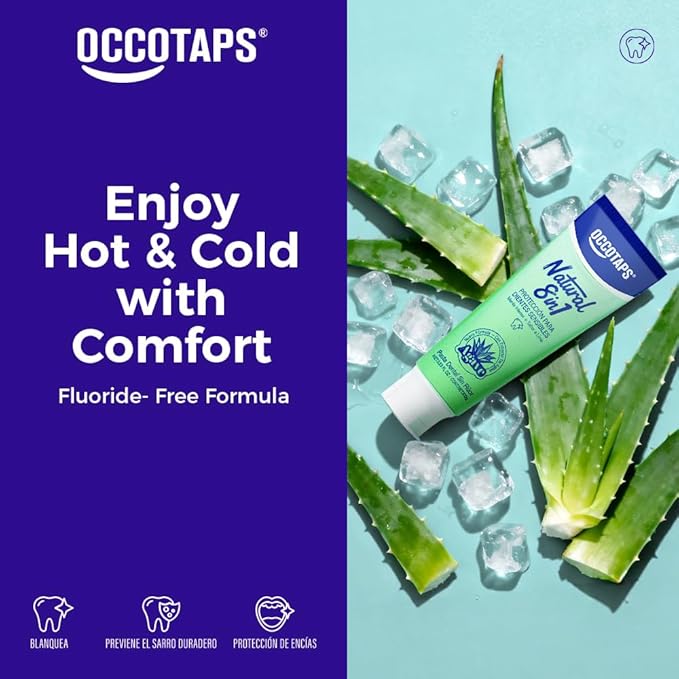 Agave Sensitive Toothpaste, Fluoride-Free Natural Whitening Toothpaste for Sensitive Teeth, Gentle Gum Care, Removes Surface Stains, Fresh Mint Herbal Formula, 1Pk US Manufactured