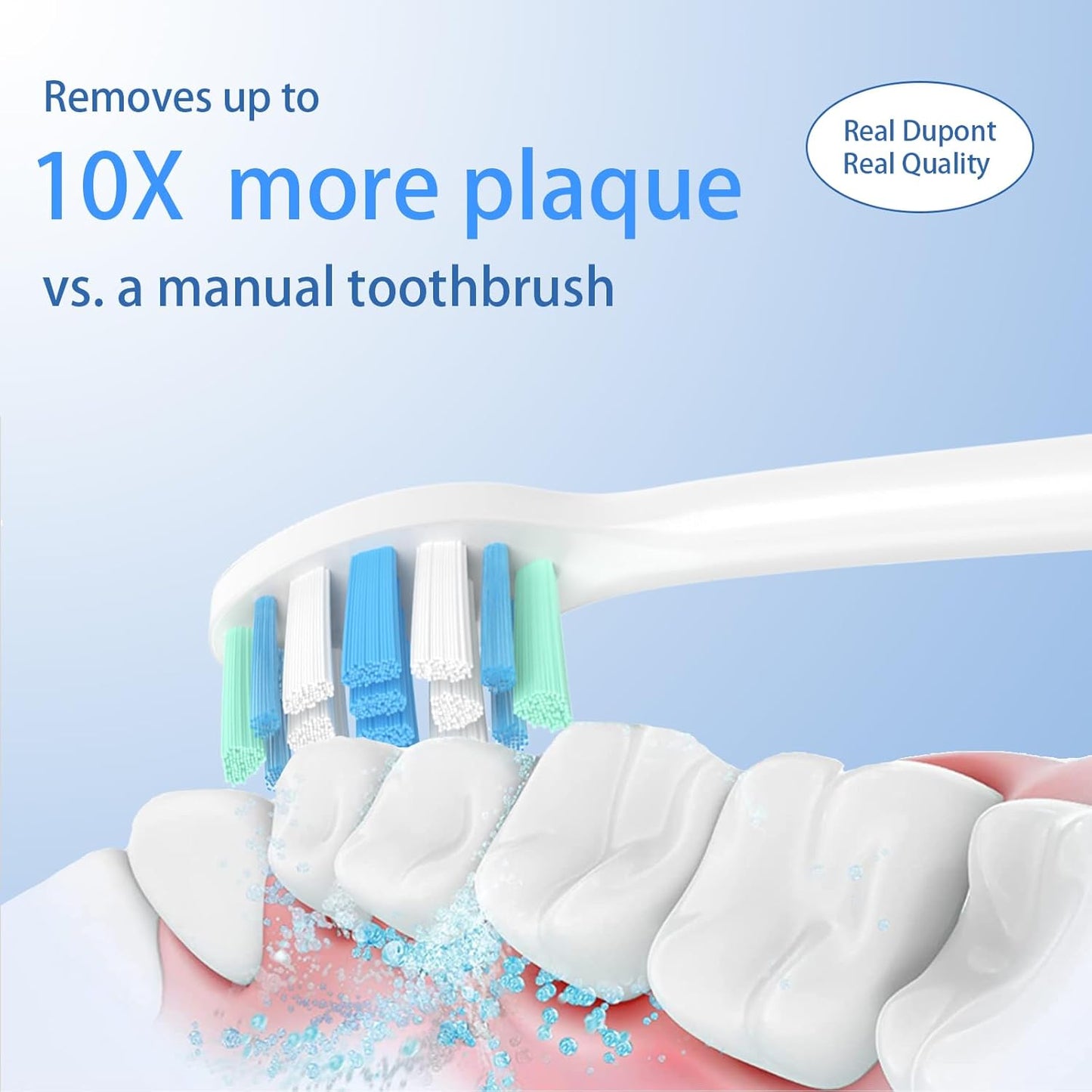 Replacement Toothbrush Heads for Philips Sonicare Replacement Heads, Electric Replacement Brush Head Compatible with Phillips Sonicare Electric Toothbrushes, 6 Pack