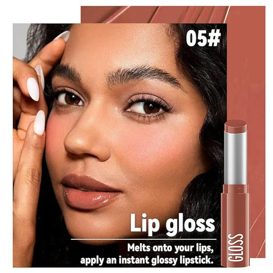 Light Brown Honey Tinted Lip Stain Lip Balm Lip Gloss Lipstick, Sheer Hydrating Lip Stains Tint, Moisturizing Lip Color for All Skin Tones, Nourishing Lip Balm with a Hint of Natural Black Cherry