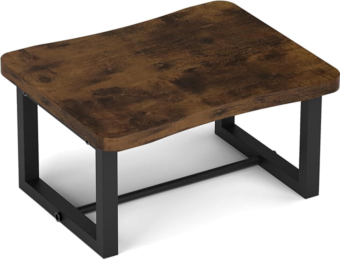 Wooden Step Stool,Stepping Stool for Adult & Kids，Wood One Step for Kitchen, Bedroom, Living Room, Bathroom Hold up to 500lbs