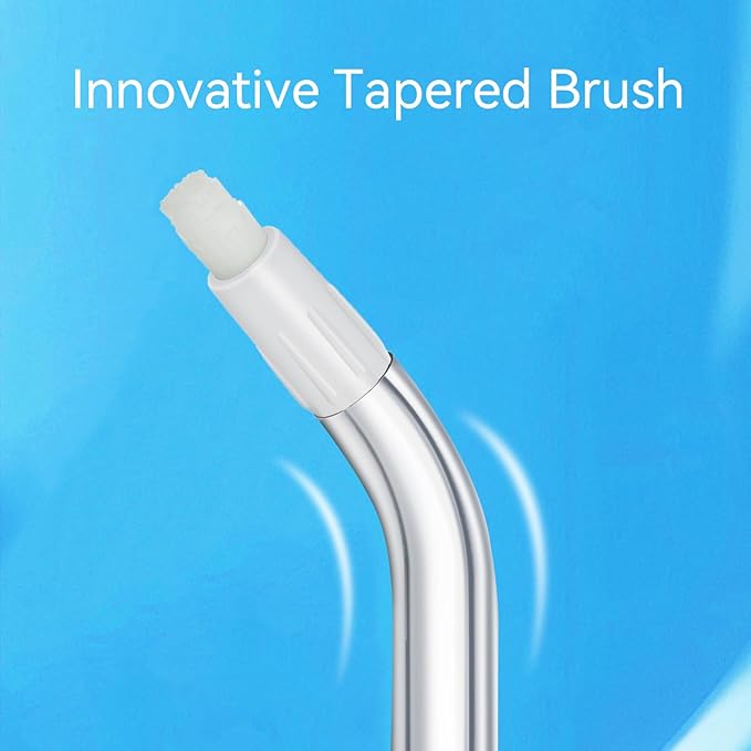 Replacement Tips for Waterpik Water Flosser, Replacement Orthodontic Tips Compatible with Waterpik Water Flossers and Other Brand Oral Irrigators (6-Pack)