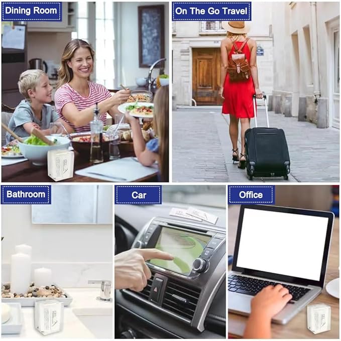 200 Count Individually Wrapped Dental Floss Picks - Travel Flossers for Teeth Cleaning and Oral Care - Ideal Travel Size Toiletries, Wedding Basket Supplies and Guest Bathroom Essentials