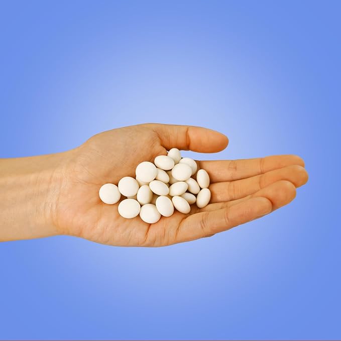 DC24 DAILY CARE Xylitol Erythritol Mints, No Aspartame Sugar Free Hard Candy, Low-Calorie, Dry Mouth Drops Keto Blueberry 30 Pieces (Pack of 4)