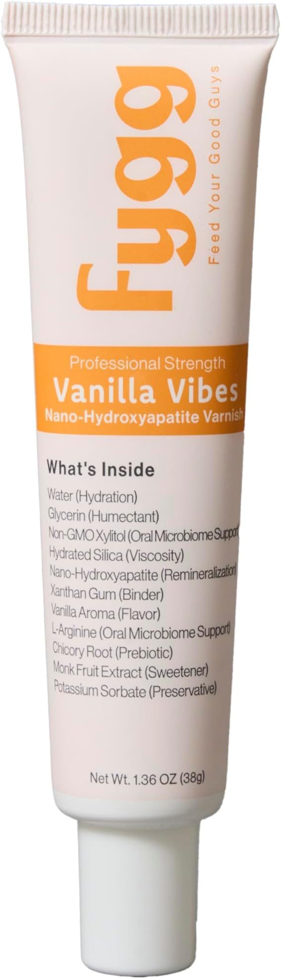 Fygg Nano-Hydroxyapatite Dental Varnish | Fluoride-Free Enamel Repair for Sensitive Teeth | Mild Mint Flavor, Suitable for Adults & Kids (1.36oz, Vanilla)
