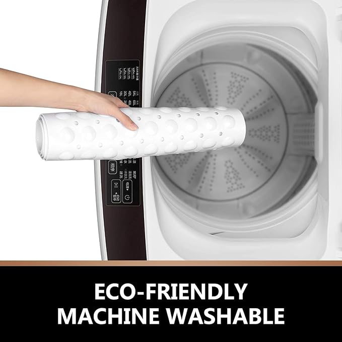 Sheepping Baby Bath Mat Non Slip Extra Long Bathtub Mat for Kids 40 X 16 Inch - Eco Friendly Bath Tub Mat with 200 Big Suction Cups,Machine Washable Shower Mat (White)