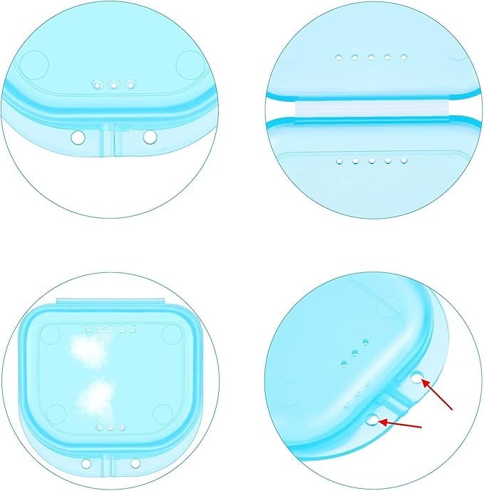 Kids Night Guard for Teeth Grinding, Small Size, 4 Pack Moldable Night Guard for Clenching Teeth | Comfortable Nighttime Protection Guard | Including Hygiene Case and Gel Ice Pack