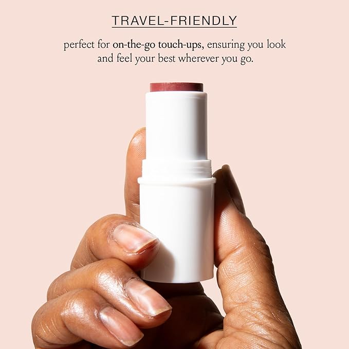 Boomstick Color ™ All-in-One Cream Blush for Cheeks, Eyes & Lips, Long Wearing, Blendable Makeup Blush Stick for Mature Skin, Cruelty Free Lip Cheek Tint with Skincare Benefits, Cindy Joseph Berry