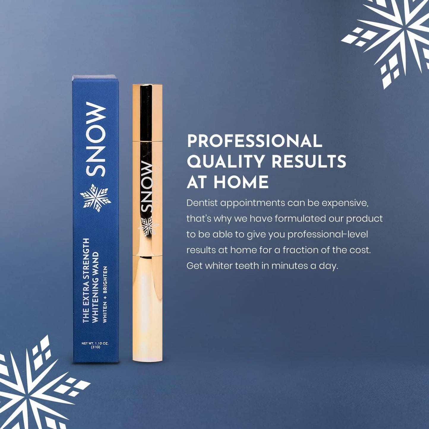 Snow Extra-Strength Teeth Whitening Serum - Oral Care Teeth Whitener Pen - Whitening Pen for Stain Removal & Whiter Teeth - Tooth Whitener with Potassium Nitrate and Hydroxyapatite - 1 Pack