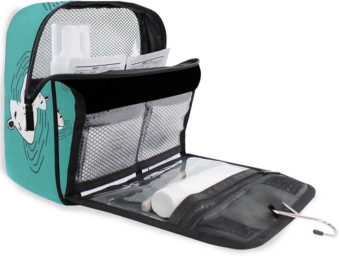 senya Hanging Travel Toiletry Bag Kit Makeup Case Cosmetics Organizer for Men Women