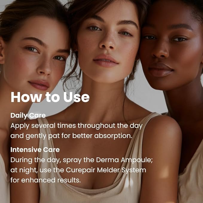 Kopher Curepair Derma Ampoule Mist [4ever Edition] with 10GF Skin Renewal & Brightening Ampoule for Sensitive Skin - Reduces Wrinkles, Improves Skin Tone, Korean Skincare (3.38 fl.oz.)