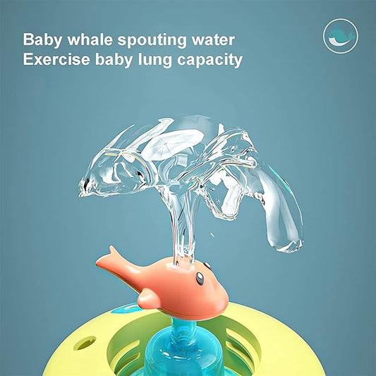 Drinking Cup with Whale Squirt - 2023 New Cute Whale Spray Water Cup, BPA Free Leak Proof Straw Cup Sippy Cups Kids Non Spill Water Bottle Weighted Straw Cups (220ml/Pink)